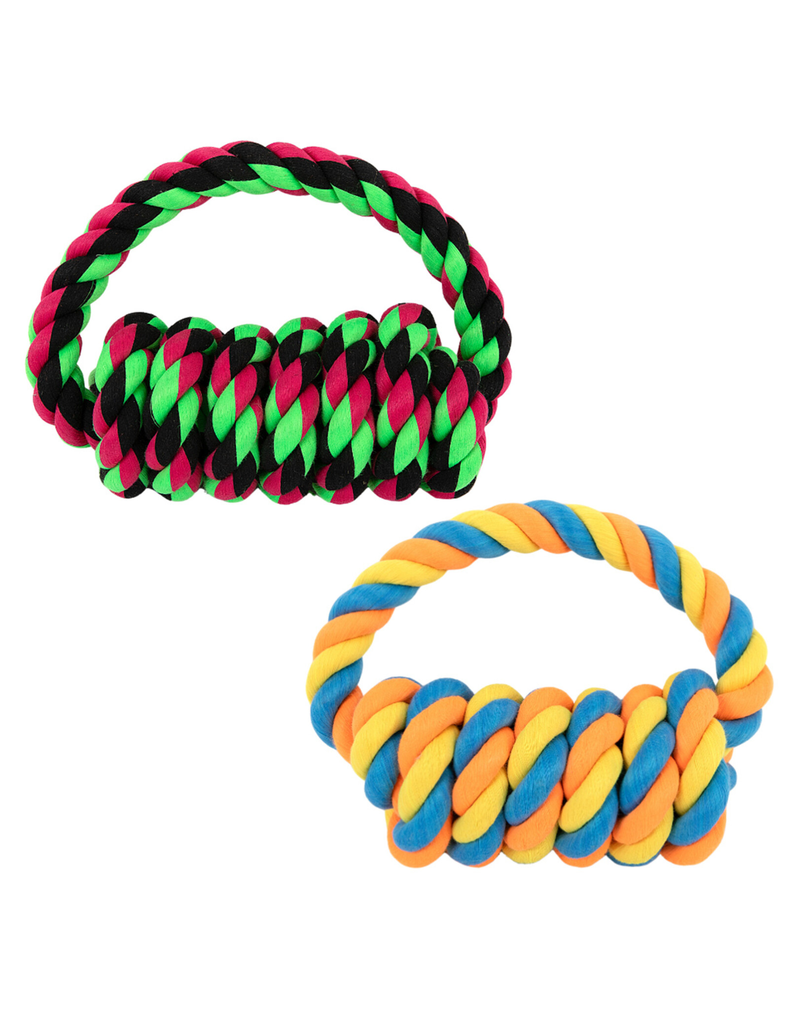 BrookBrand Pets Braided Rope Dumbbell