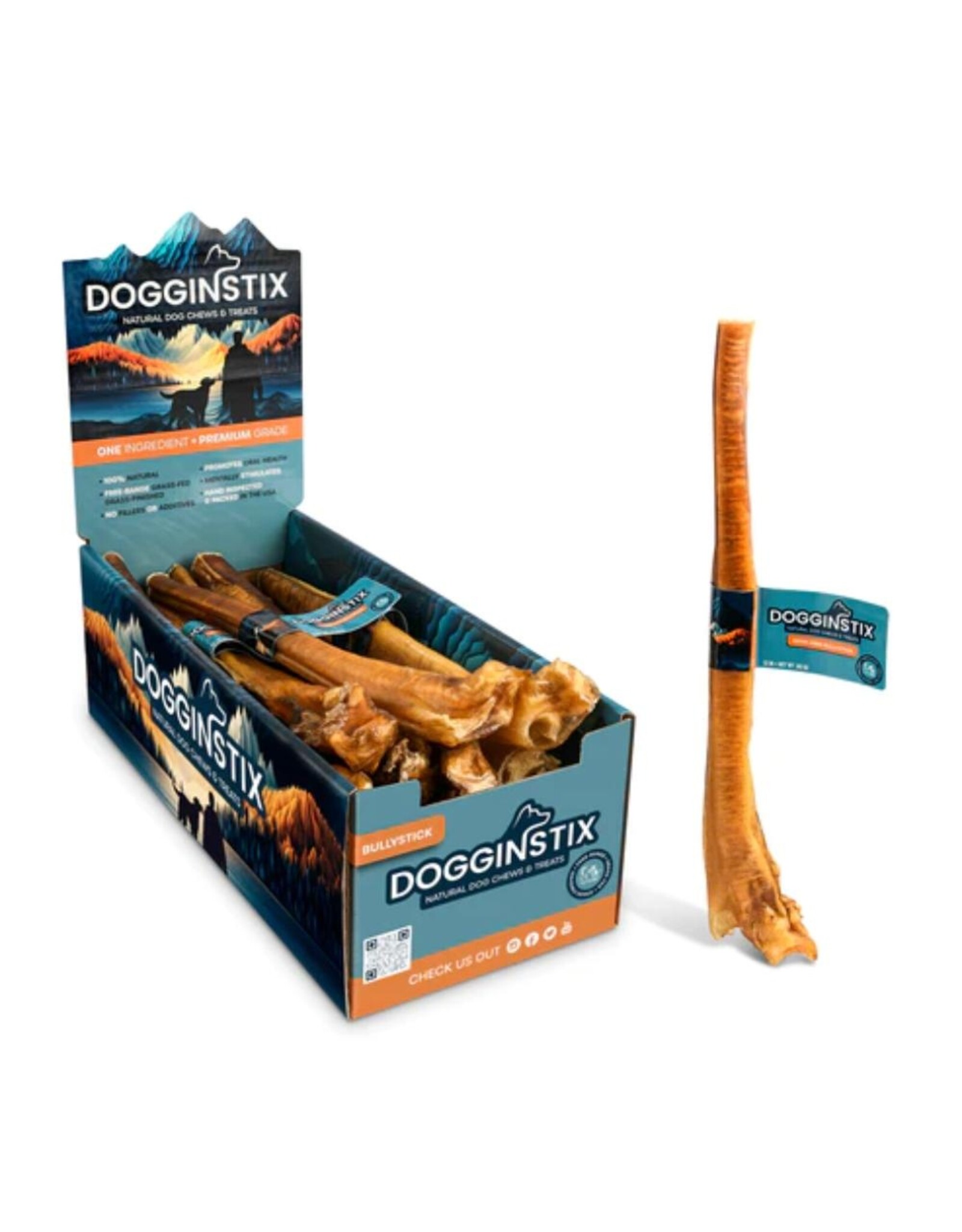 Dogginstix Bully Sticks 12" Jumbo