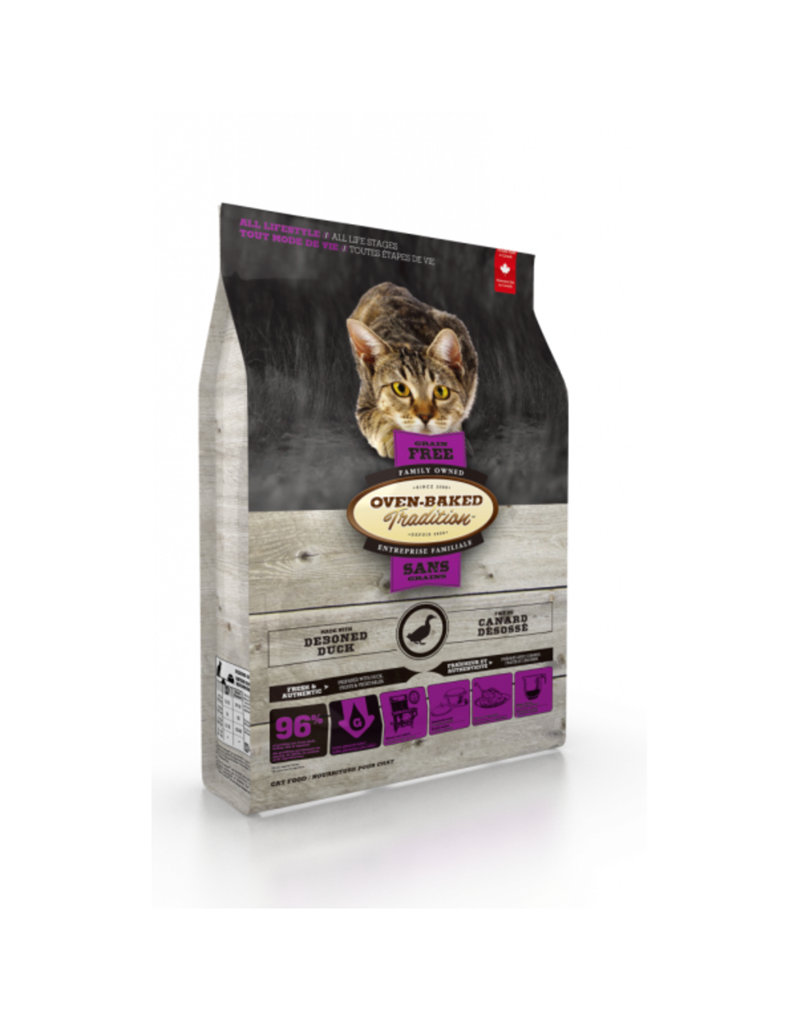 Oven-Baked Tradition Cat GF Duck 2.5 lb