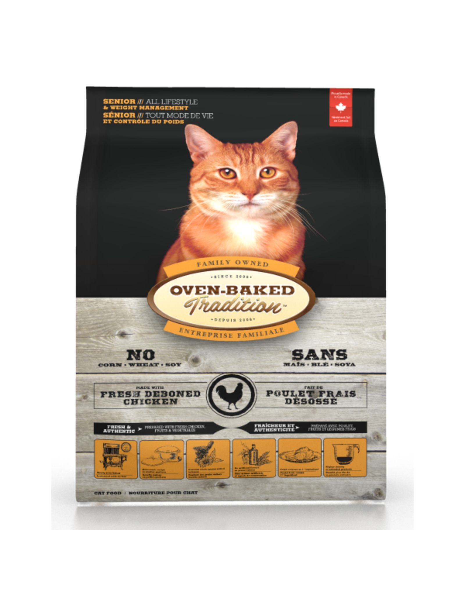 Oven-Baked Tradition Cat Adult Senior/Weight Control 2.5 lb