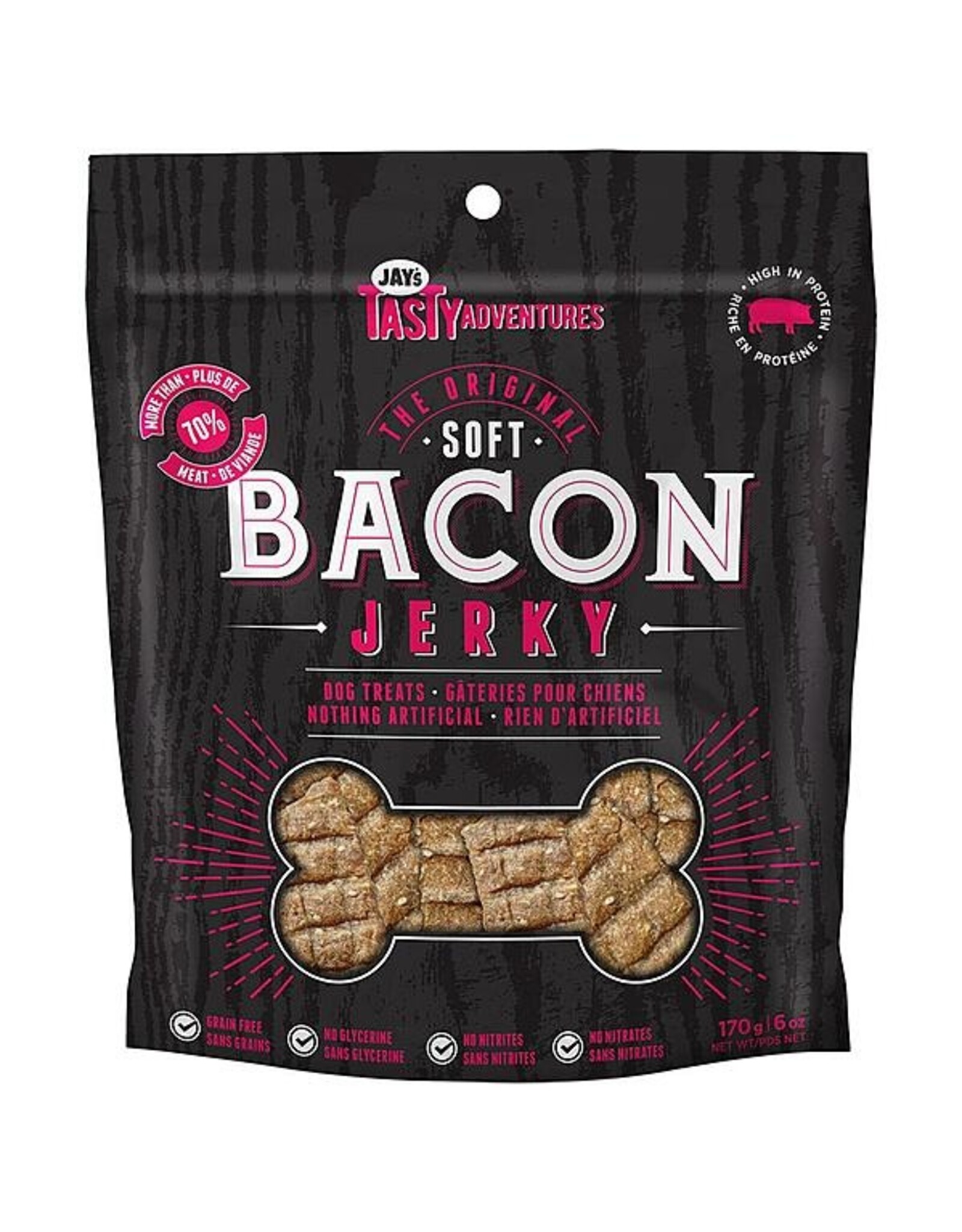 Jay's Original Soft Bacon Jerky 170GM