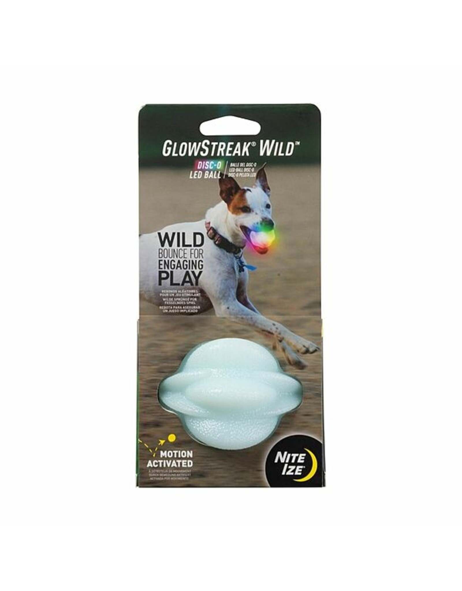 Nite Ize GlowStreak Wild LED Ball Disc-O