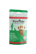 FirstMate Dog Treats GF Cookies Mini Duck & Blueberries 8 oz
