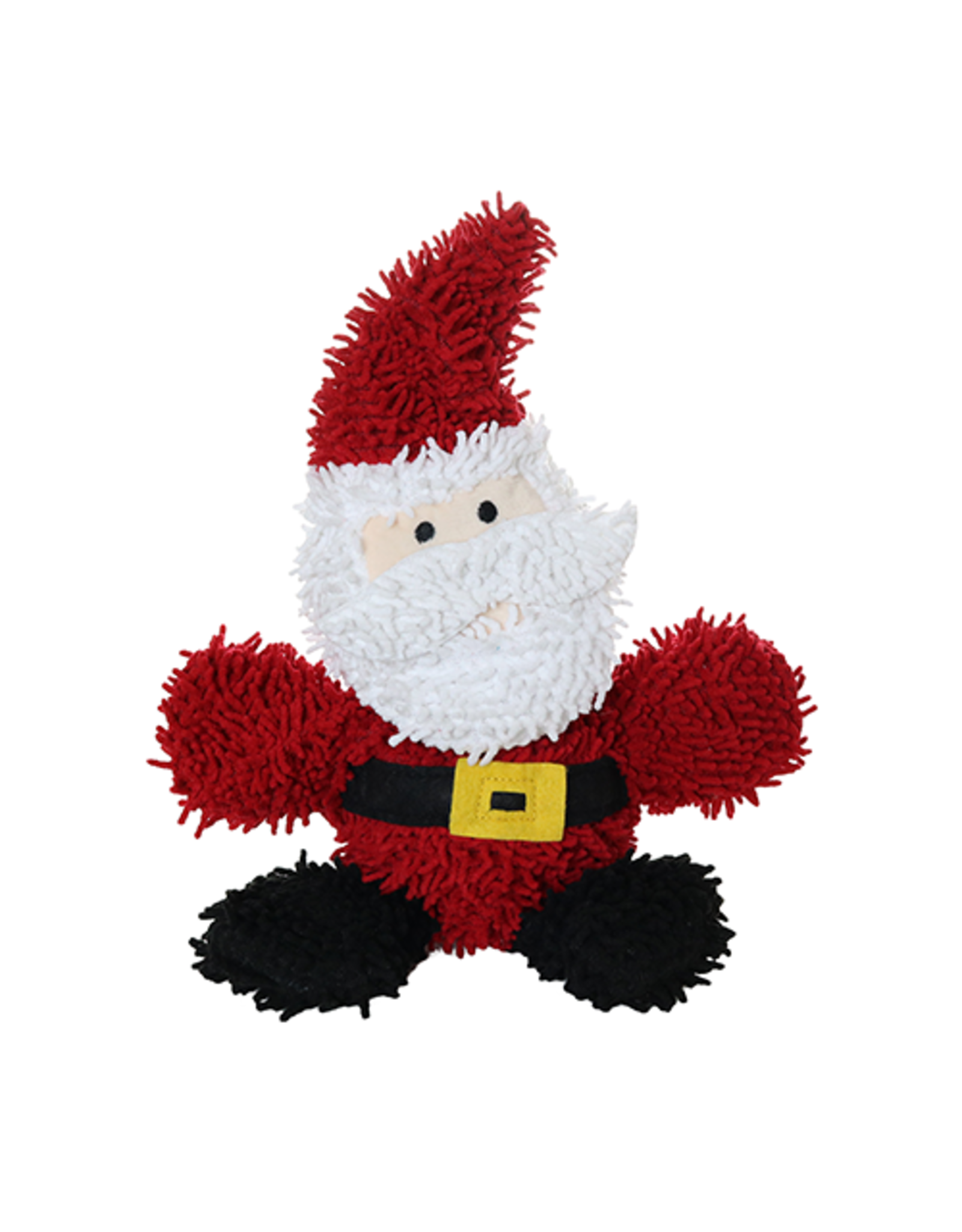 Tuffy Mighty Microfiber Ball - Santa - Medium