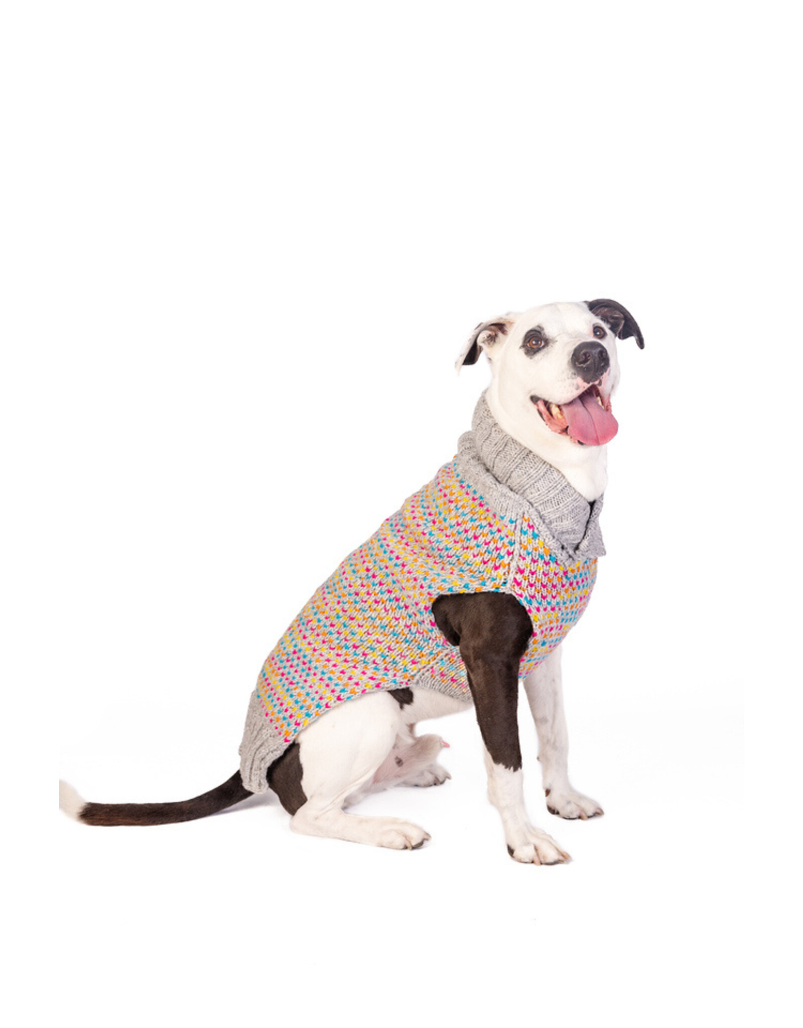 ChillyDog Sprinkles Grey Multicolor Sweater