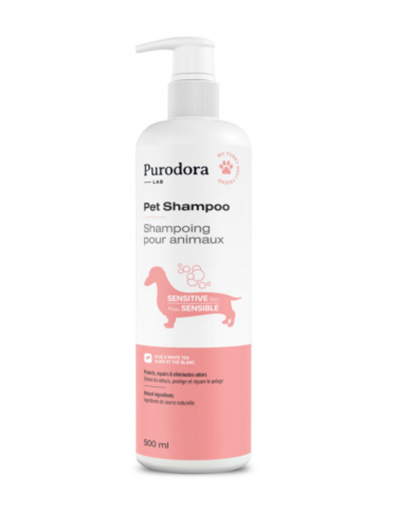 Purodora Pet Shampoo for Sensitive Skin 500ml