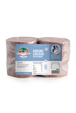 Pets Go Raw Ground Chicken with Organ Meat 24lb box (Appox. 48 patties)