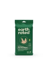 Earth Rated Ear Wipes 5x5 inches 60PK
