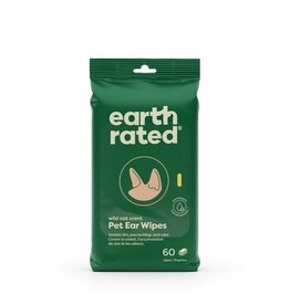 Earth Rated Ear Wipes 5x5 inches 60PK Earth Rated Ear Wipes 5x5 inches 60PK