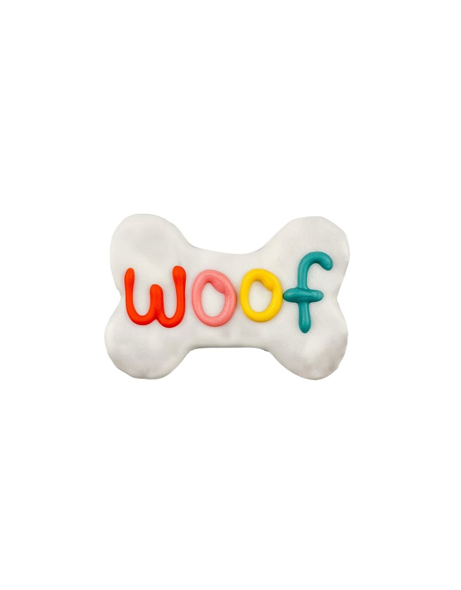 Bosco & Roxys Decorated Dog Cookie - Woof Bone single