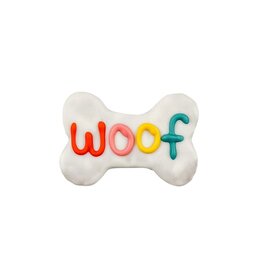 Bosco & Roxys Decorated Dog Cookie - Woof Bone single