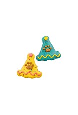 Bosco & Roxys Decorated Dog Cookie - Party Hats single
