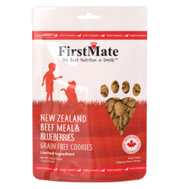 FirstMate Dog Treats GF Cookies Mini Beef & Blueberries 8 oz