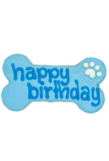 Bosco & Roxys Blue Happy Birthday 6" Bone
