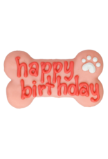 Bosco & Roxys Pink Happy Birthday 6" Bone