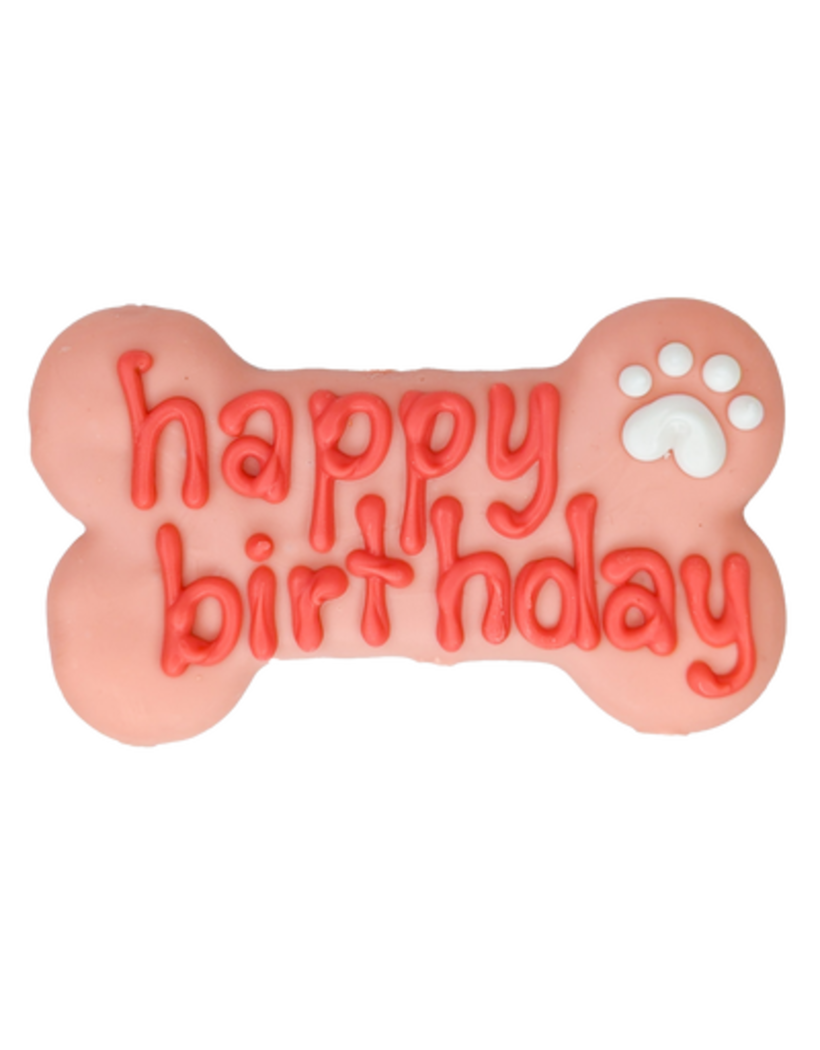 Bosco & Roxys Pink Happy Birthday 6" Bone