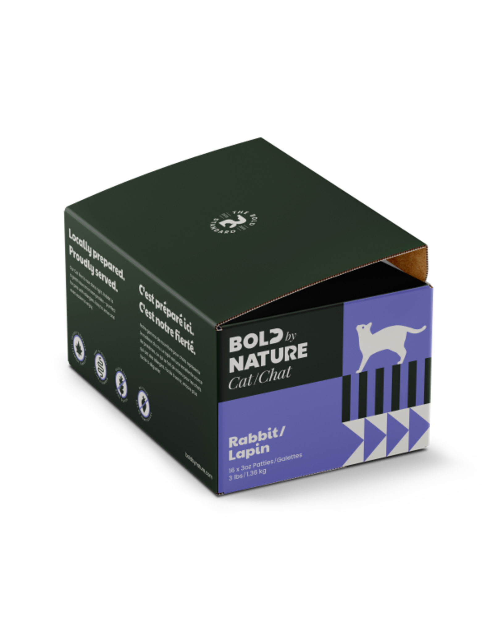 Bold by Nature Cat Rabbit Patties 3lb