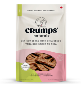 Crumps' Dog Venison Jerky with Chia Seeds 158g