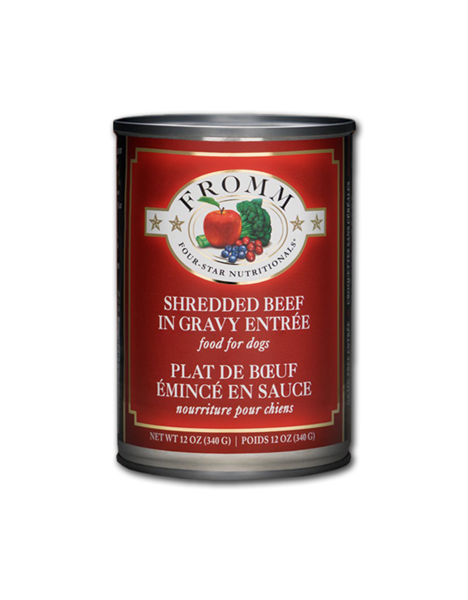 Fromm Dog Four-Star Shredded Beef Entree 12oz