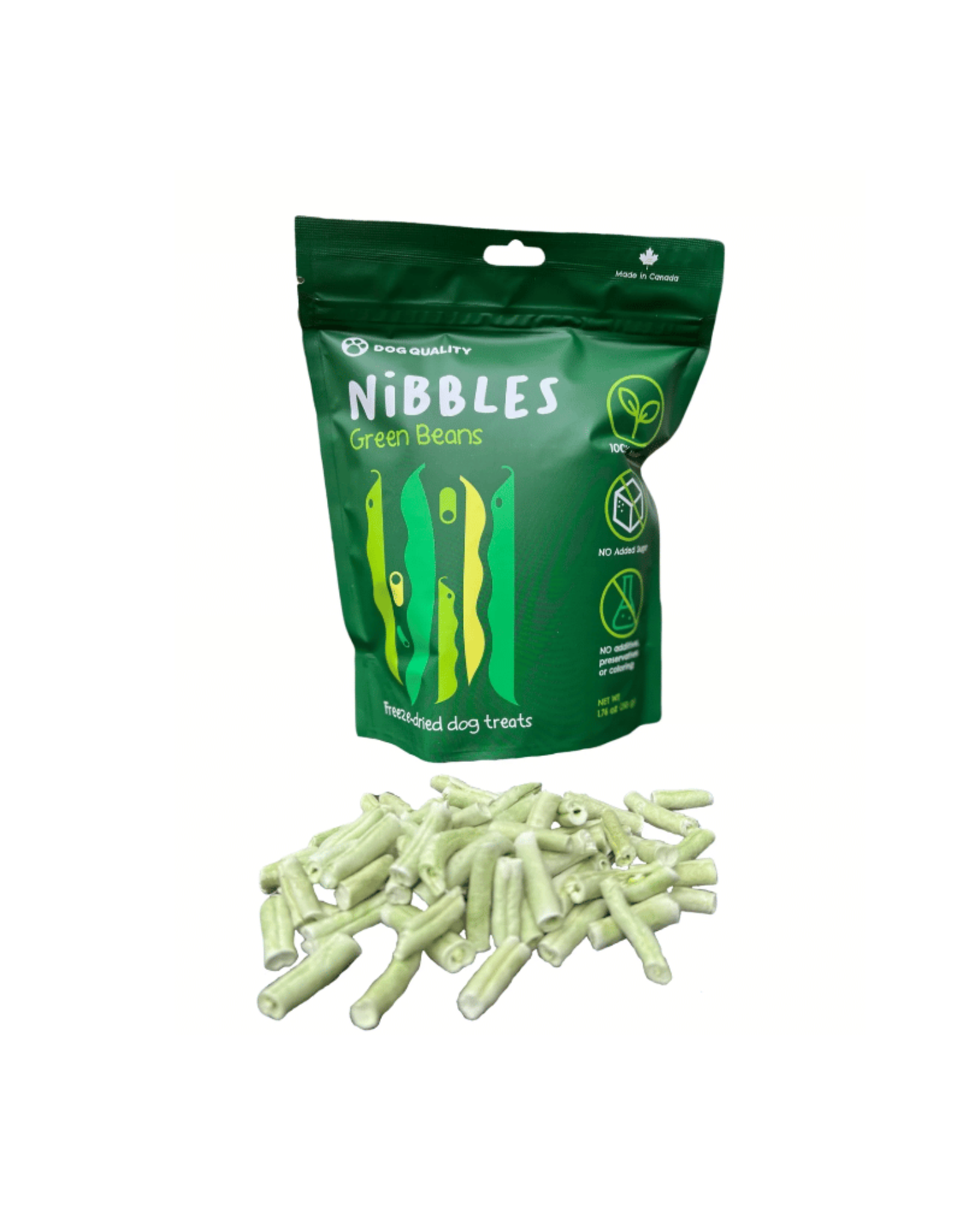 Dog Quality Nibbles - Freeze dried - Green Beans
