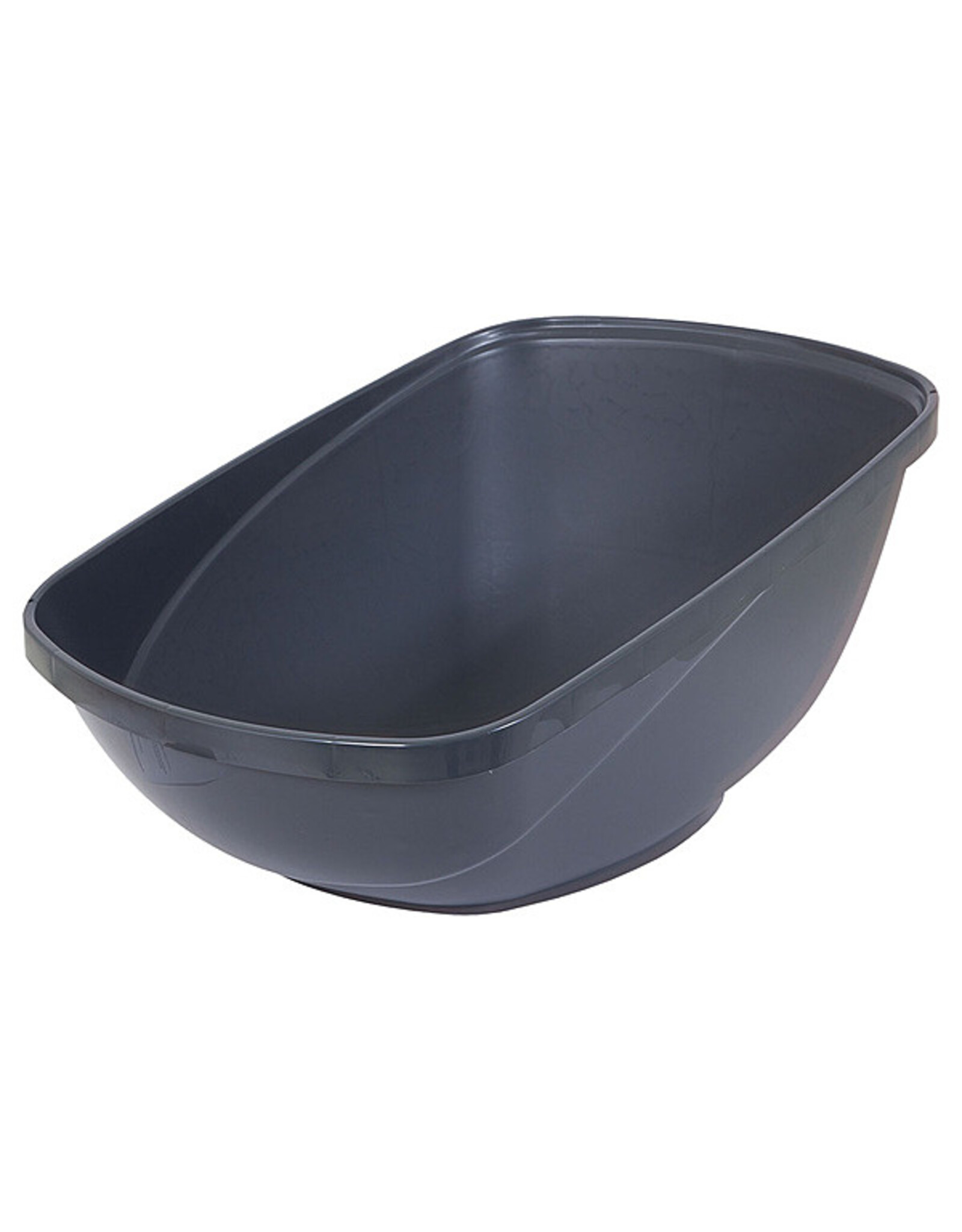 Petmate Hi-Back Open Litter Pan Jumbo Blue Steel