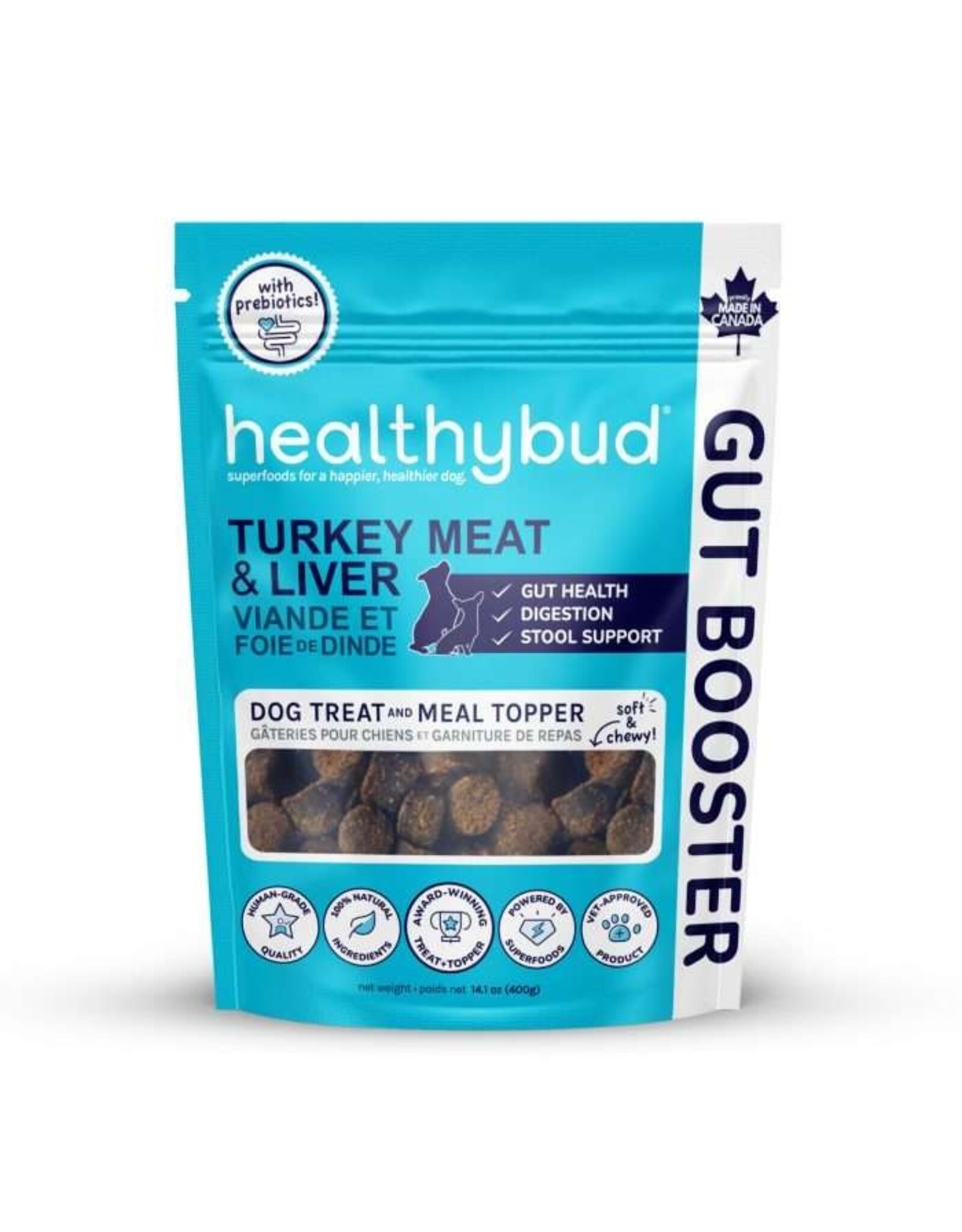 HealthyBud Gut Booster Turkey & Liver