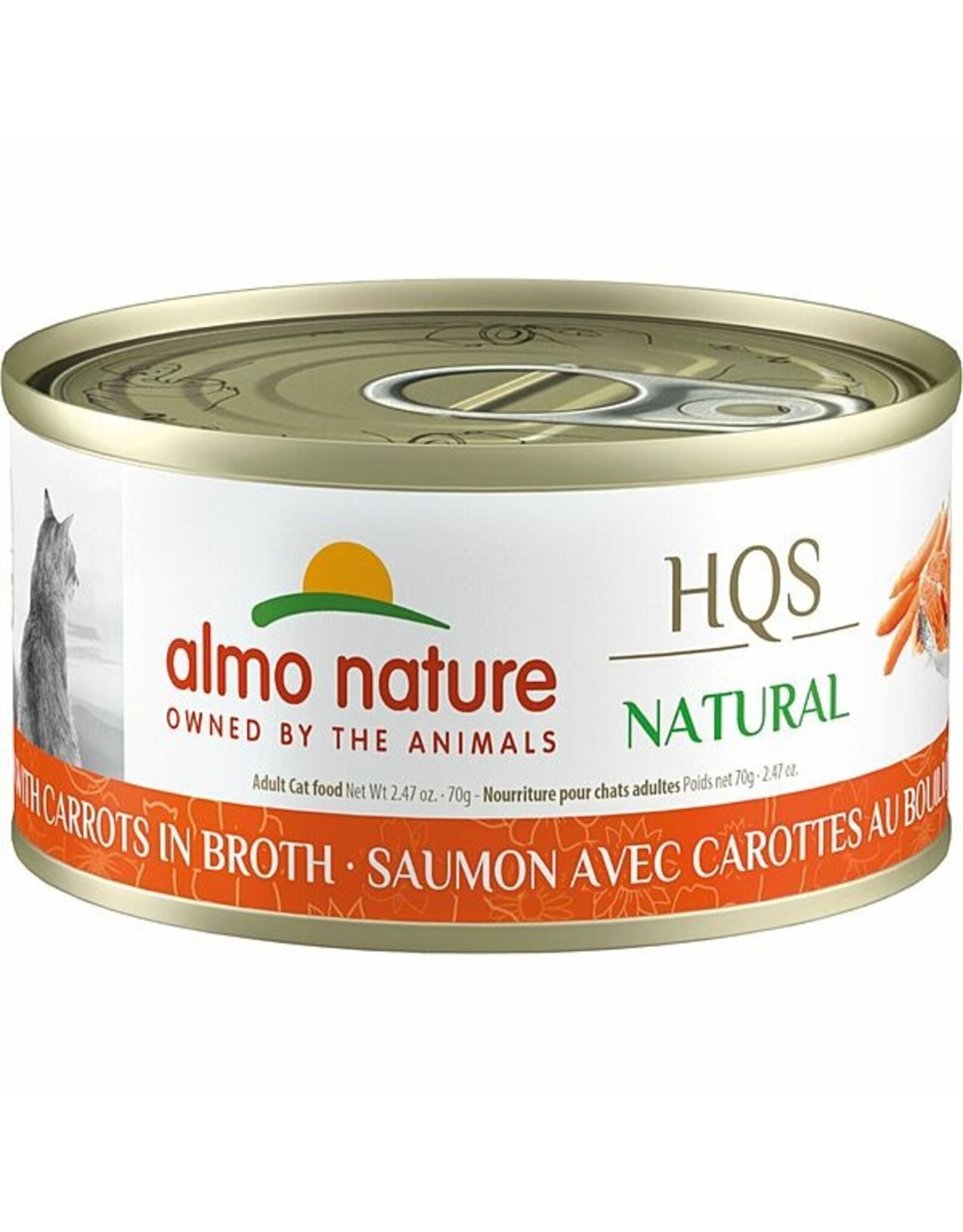 Almo Nature Salmon with Carrots in Broth 70GM