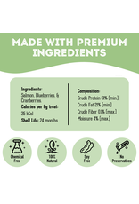 Granville Island Pet A Smoothie In A Bag! Salmon Blueberry & Cranberry 80GM