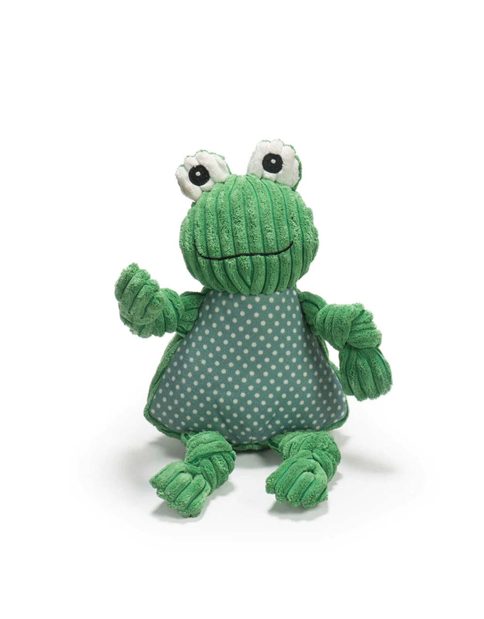 HuggleHounds Knotties Tuffut - Fergie Frog Knottie Lg