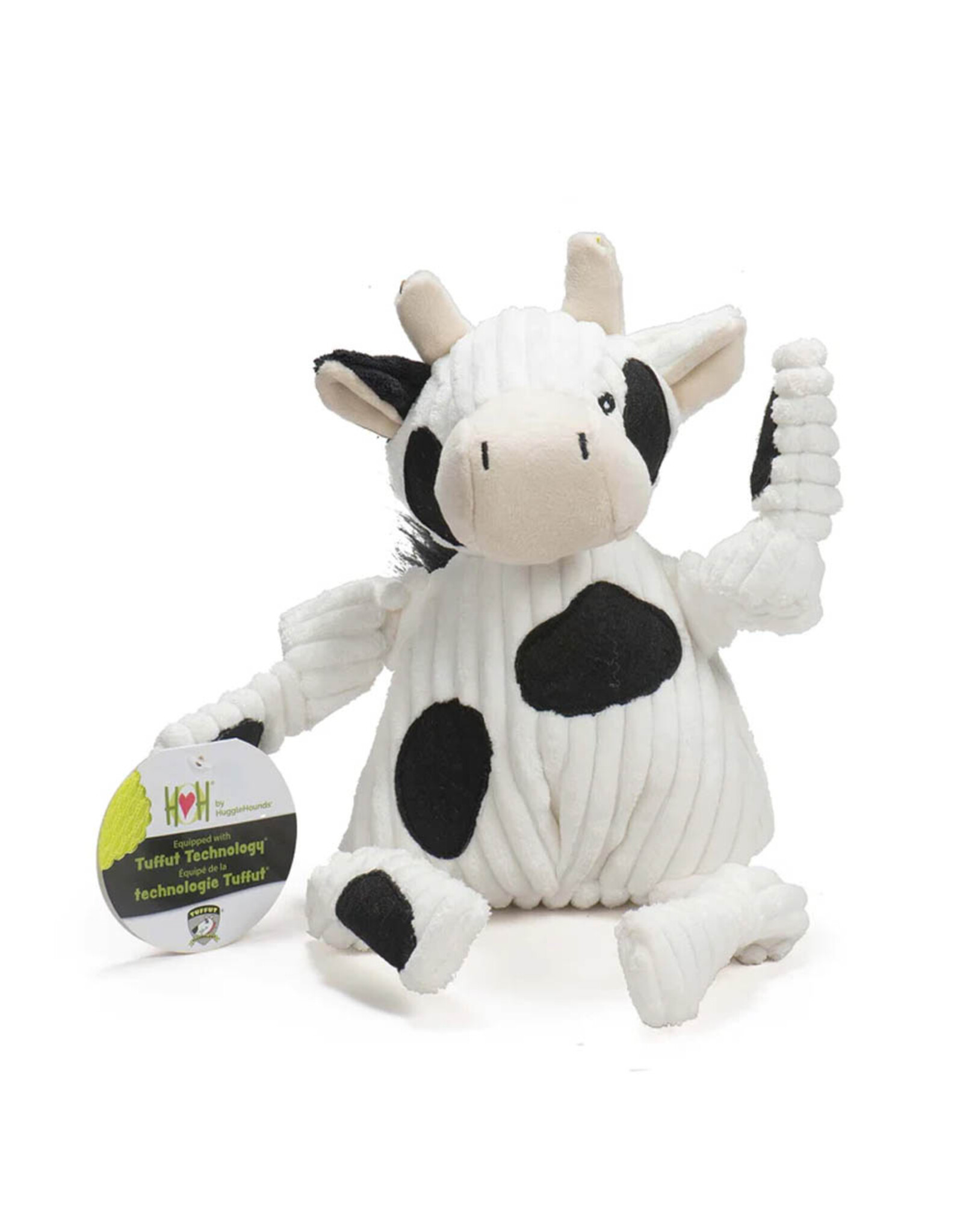HuggleHounds Knotties Tuffut - Dottie Cow Knottie
