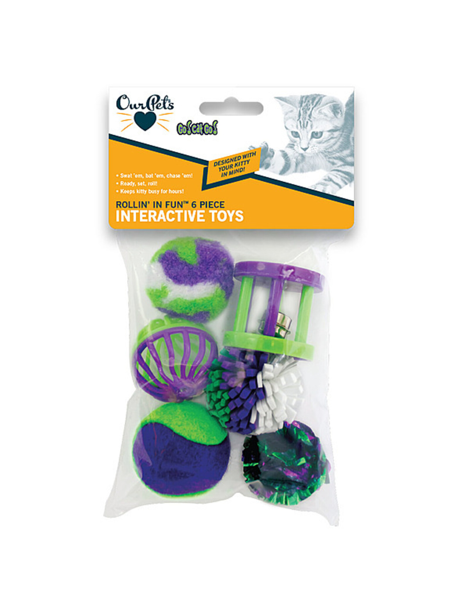 OurPet's Company Rollin In Fun Small 6PK