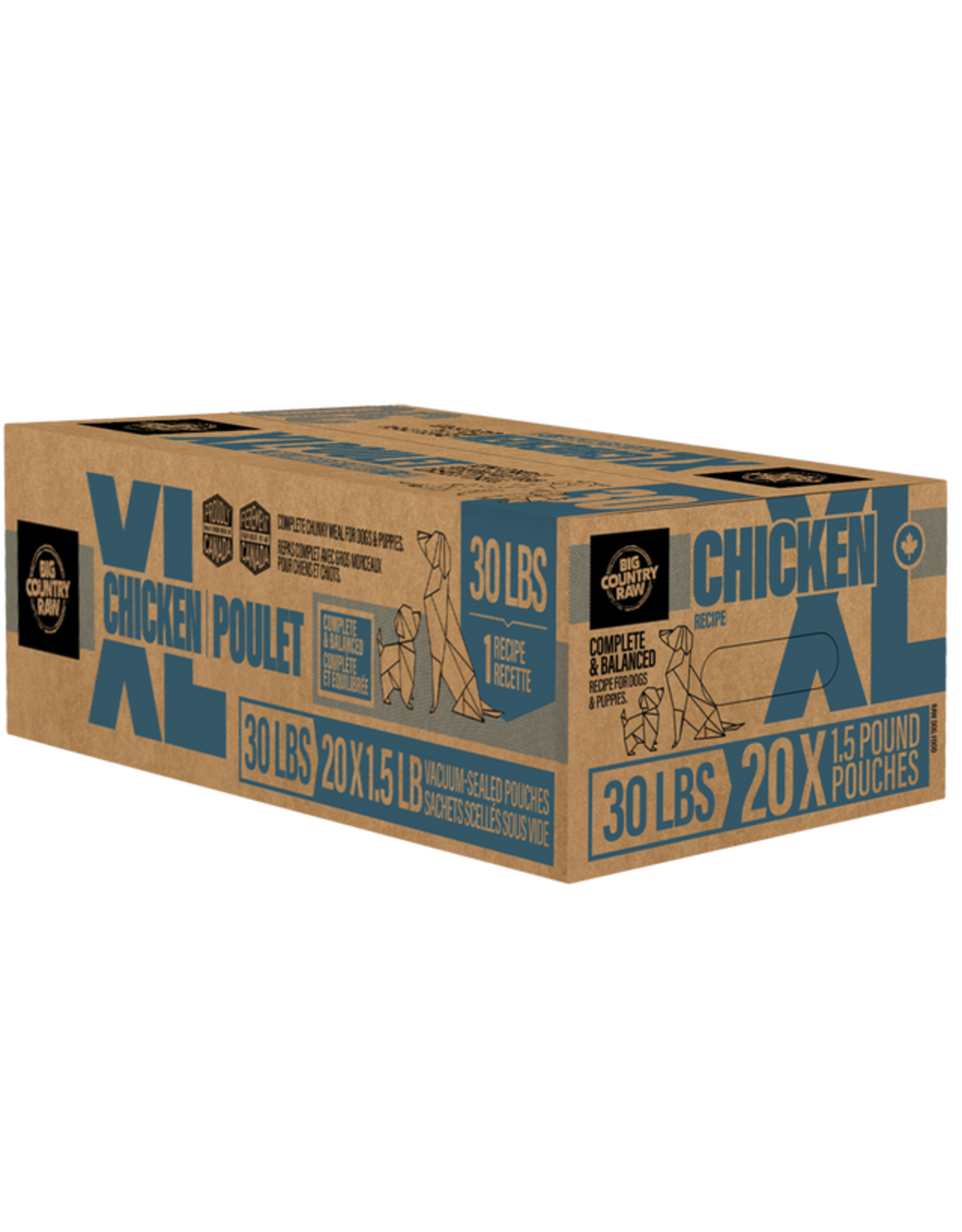 Big Country Raw XL Chicken – 30 Lb