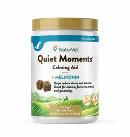 NaturVet Quiet Moments Soft Chews w/ Melatonin 180CT