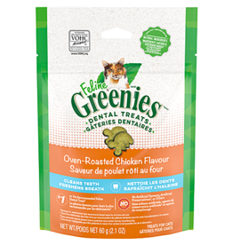 Greenies Dental Treat Oven Roasted Chicken 2.1OZ  | Cat Greenies Dental Treat Oven Roasted Chicken 2.1OZ  | Cat