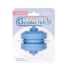 Pet Dream House Chewtastic Gentle Geo Hex Pastel Blue