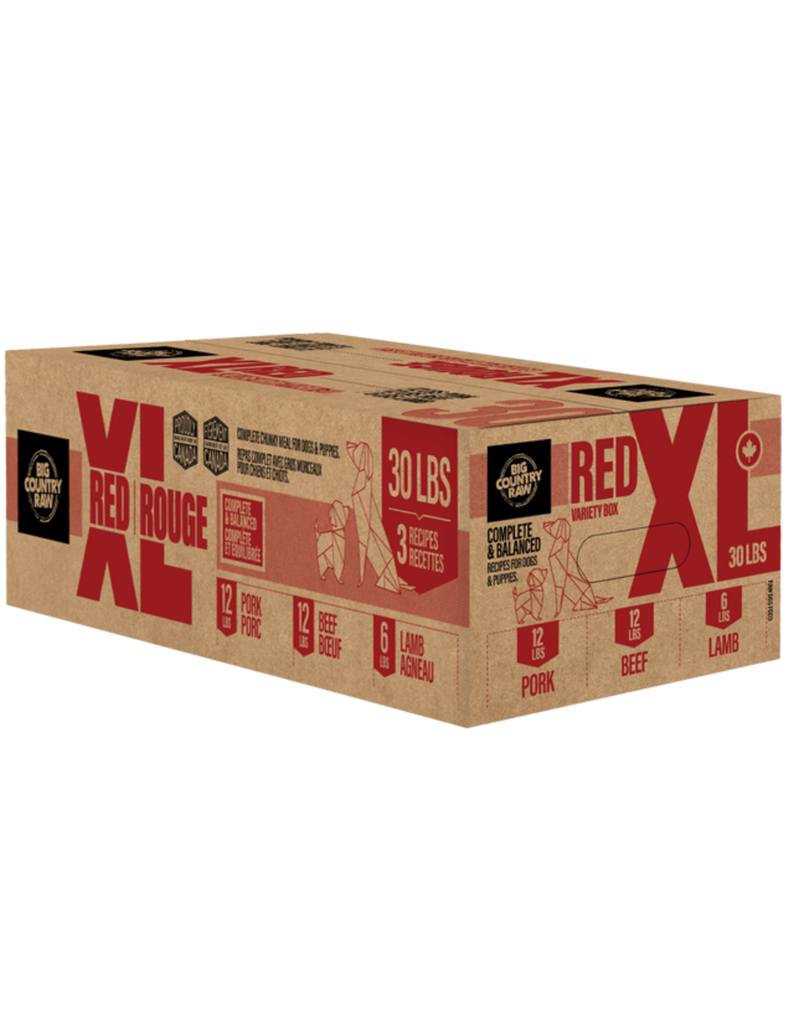 Big Country Raw XL Red - 30 lb