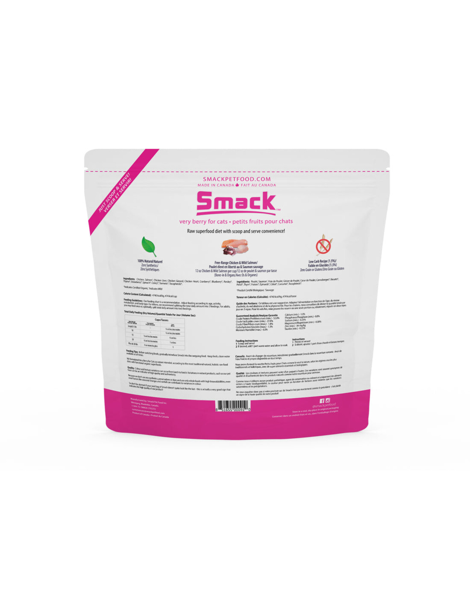 Smack Very Berry for Cats 250g