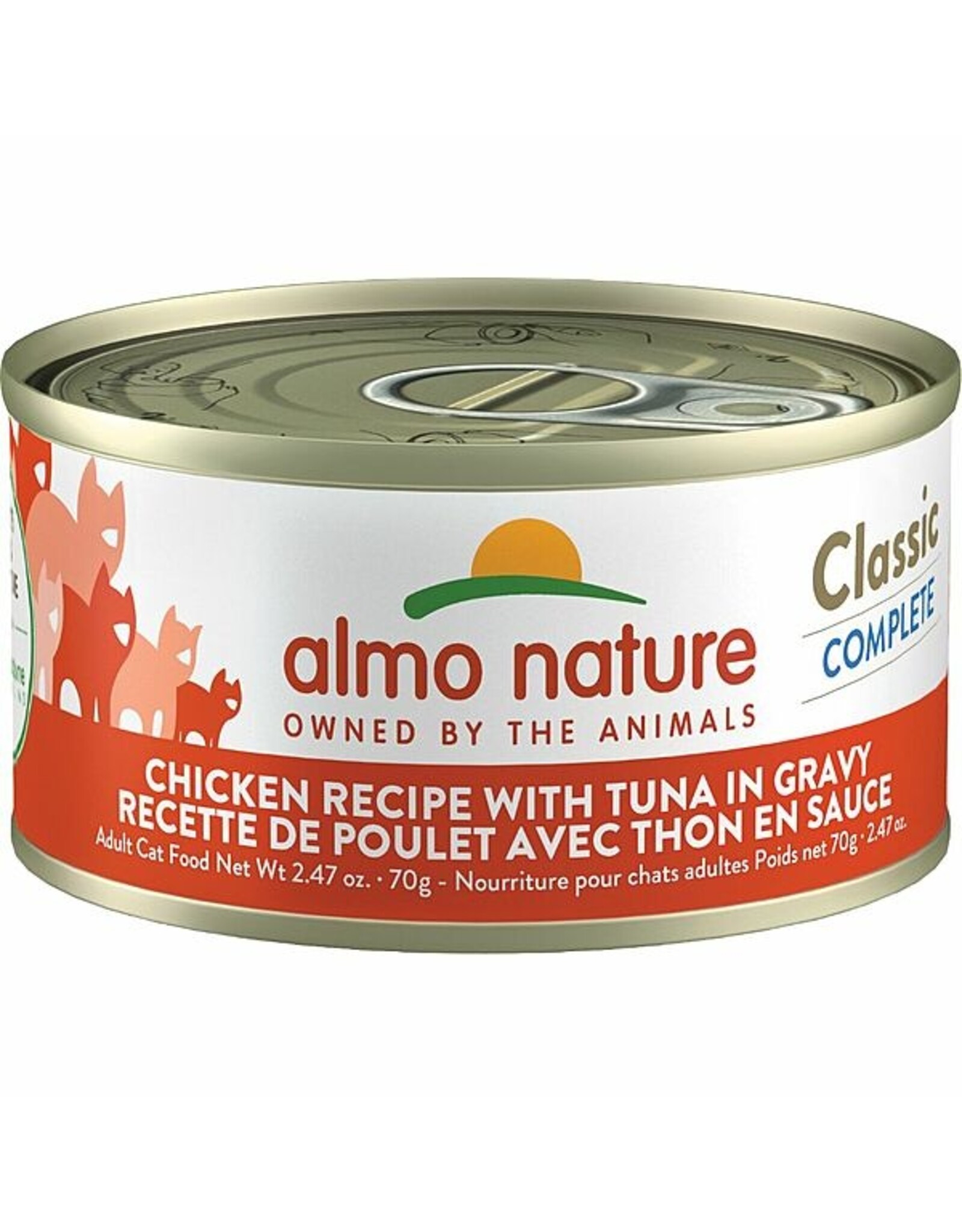 Almo Nature Chicken w/ Tuna  in Gravy 70gm