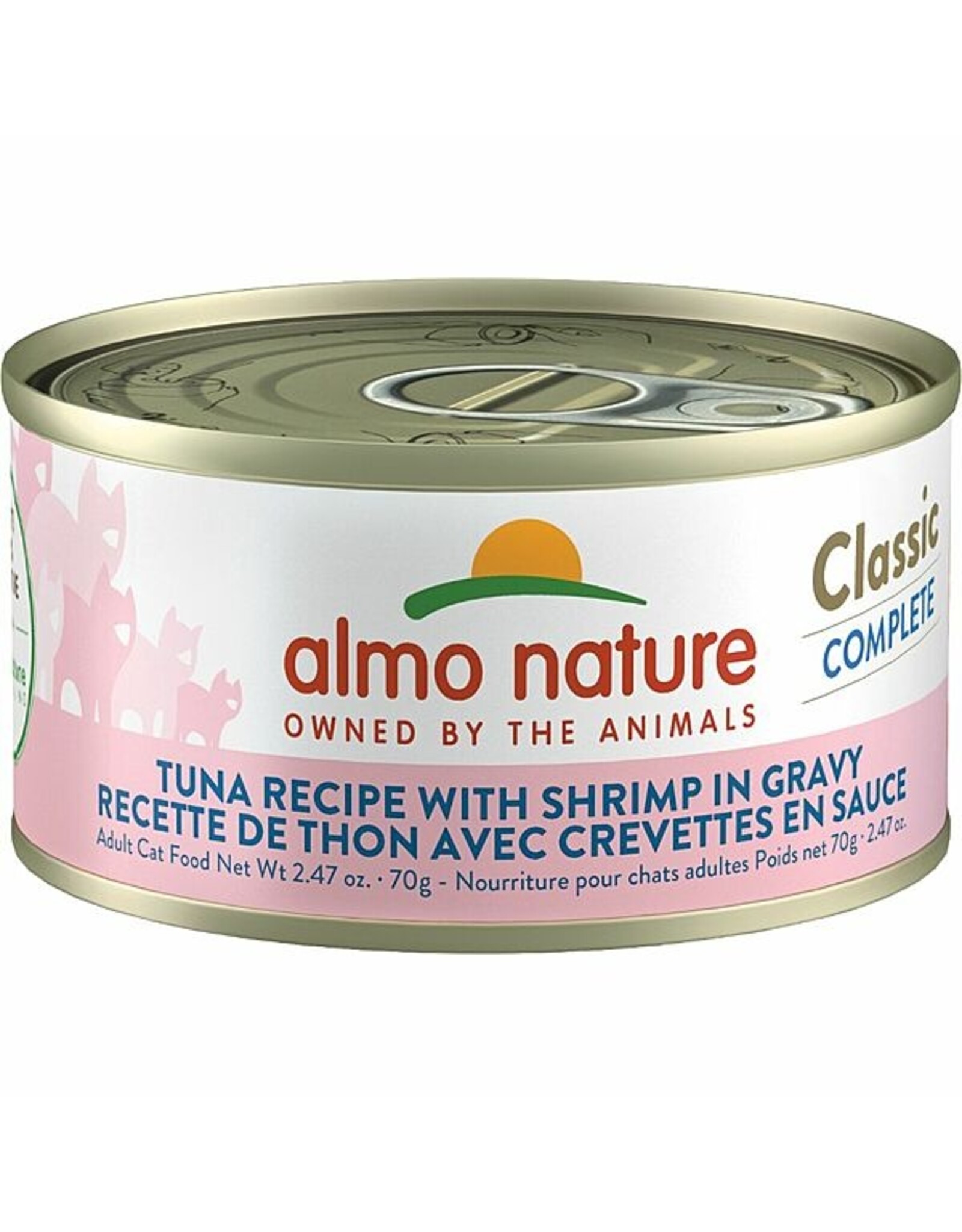 Almo Nature Tuna Recipe w/Shrimp in Gravy 70gm