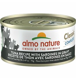 Almo Nature Tuna w/Sardines in Gravy 70gm