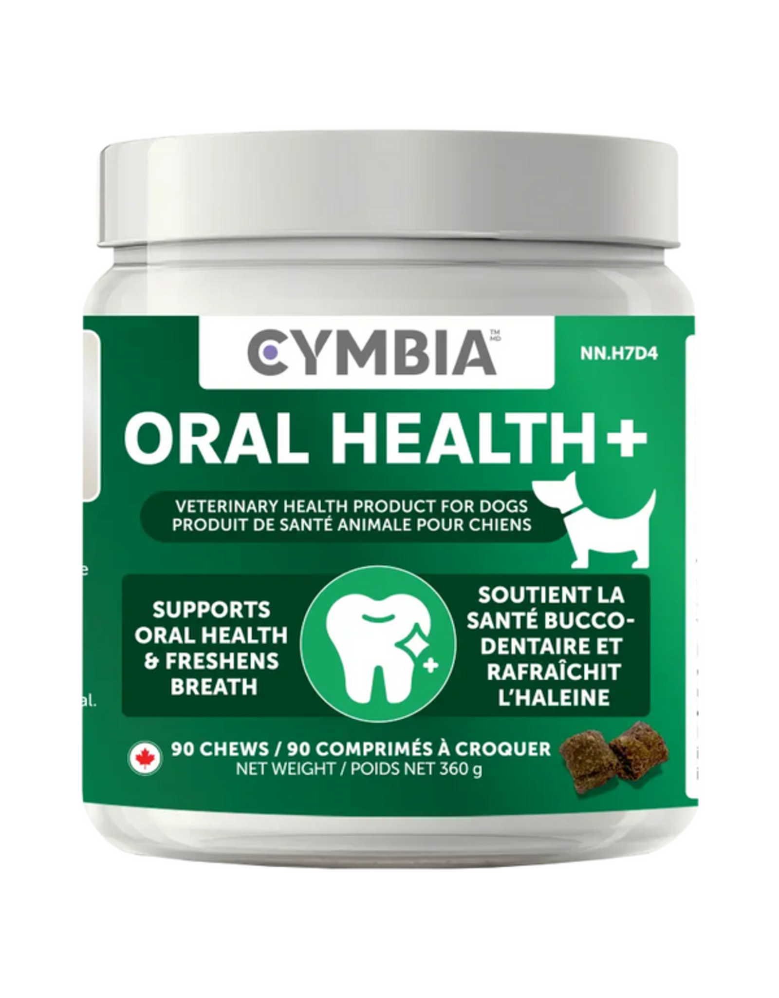 Cymbia Oral Health+ Dental Chews for Dogs 280g (90 chews)