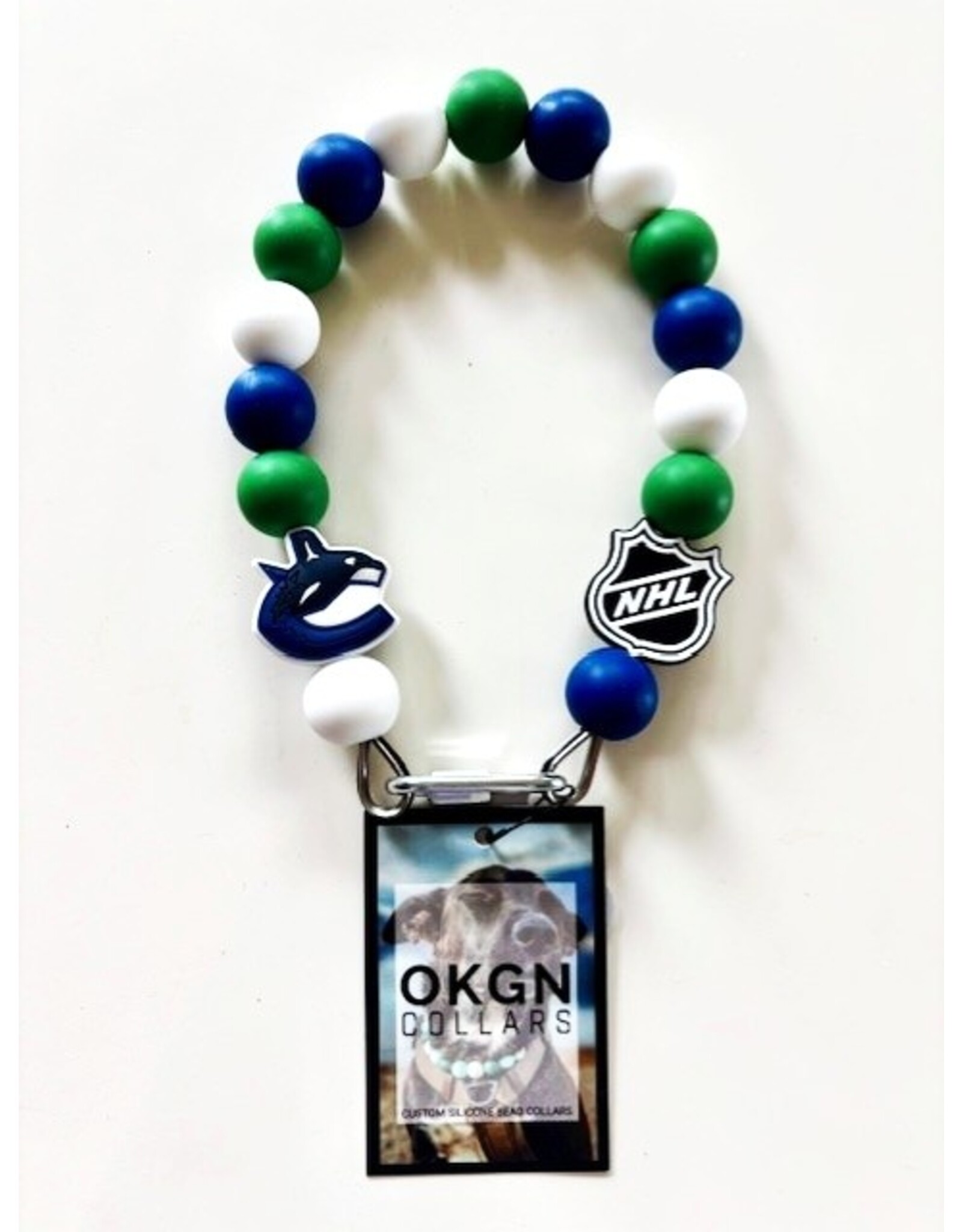 OKGN Silicone Bead Collar 19mm - Hockey Logo