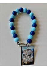 OKGN Silicone Bead Collar - Boys in Blue