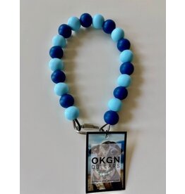 OKGN Silicone Bead Collar - Boys in Blue