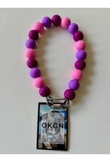 OKGN Silicone Bead Collar - Pink Sensation
