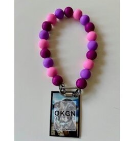 OKGN Silicone Bead Collar - Pink Sensation