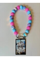 OKGN Silicone Bead Collar 19mm - Bubble Gum Fun