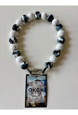 OKGN Silicone Bead Collar 19mm - White Camo