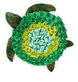 BrookBrand Pets Turtle Snuffle Mat, Green