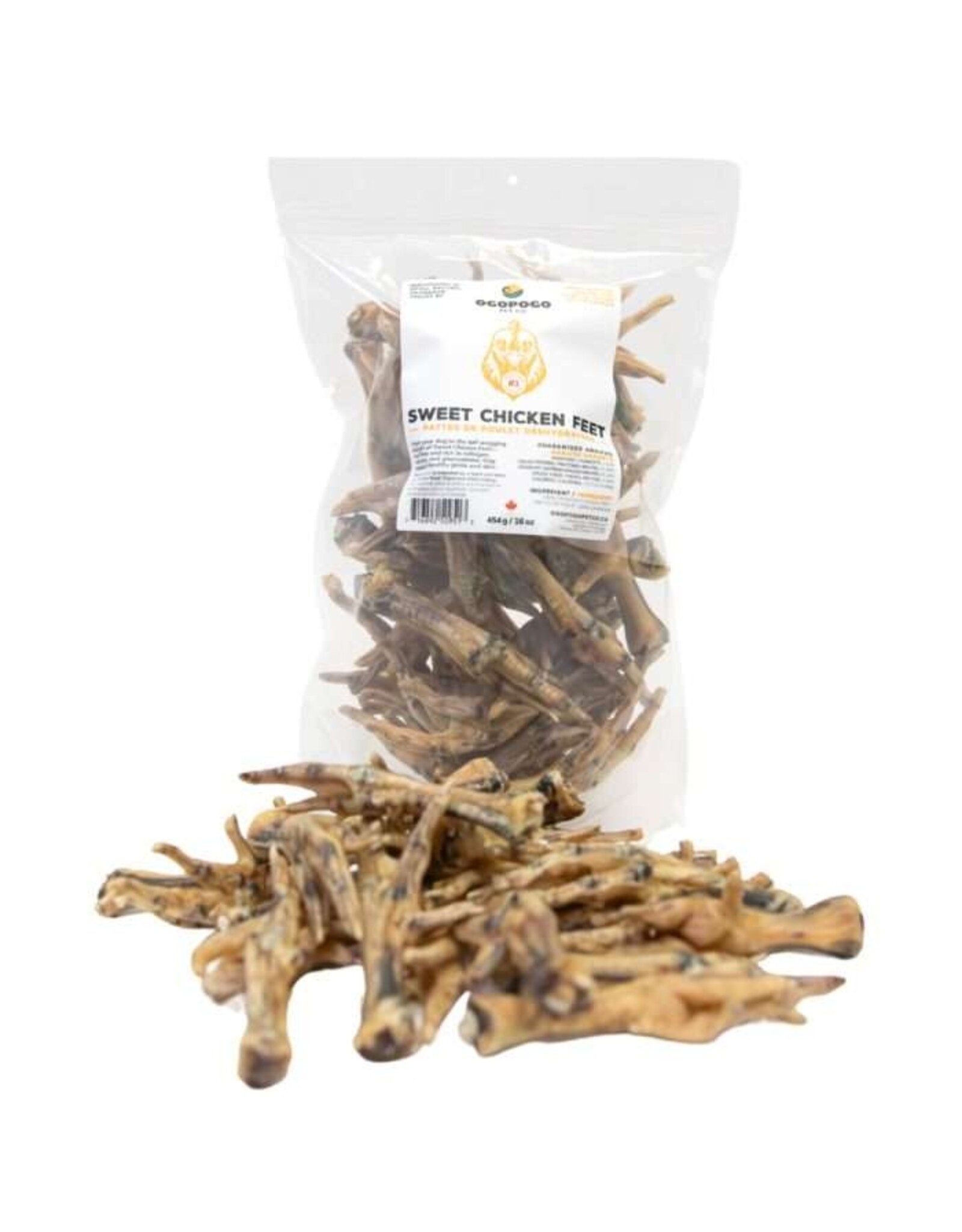 Ogopogo Pet Co. Sweet Chicken Feet 454g